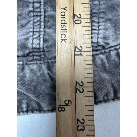 Rare Driver Velour Denim Construction Acid Washed Effect Jacket Size XL Gray - Picture 10 of 14